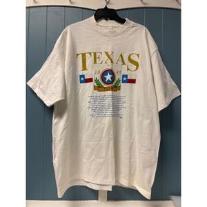 XXL Texas Lone Star State Retro 1845 Graphic T Shirt Men's Vintage Style